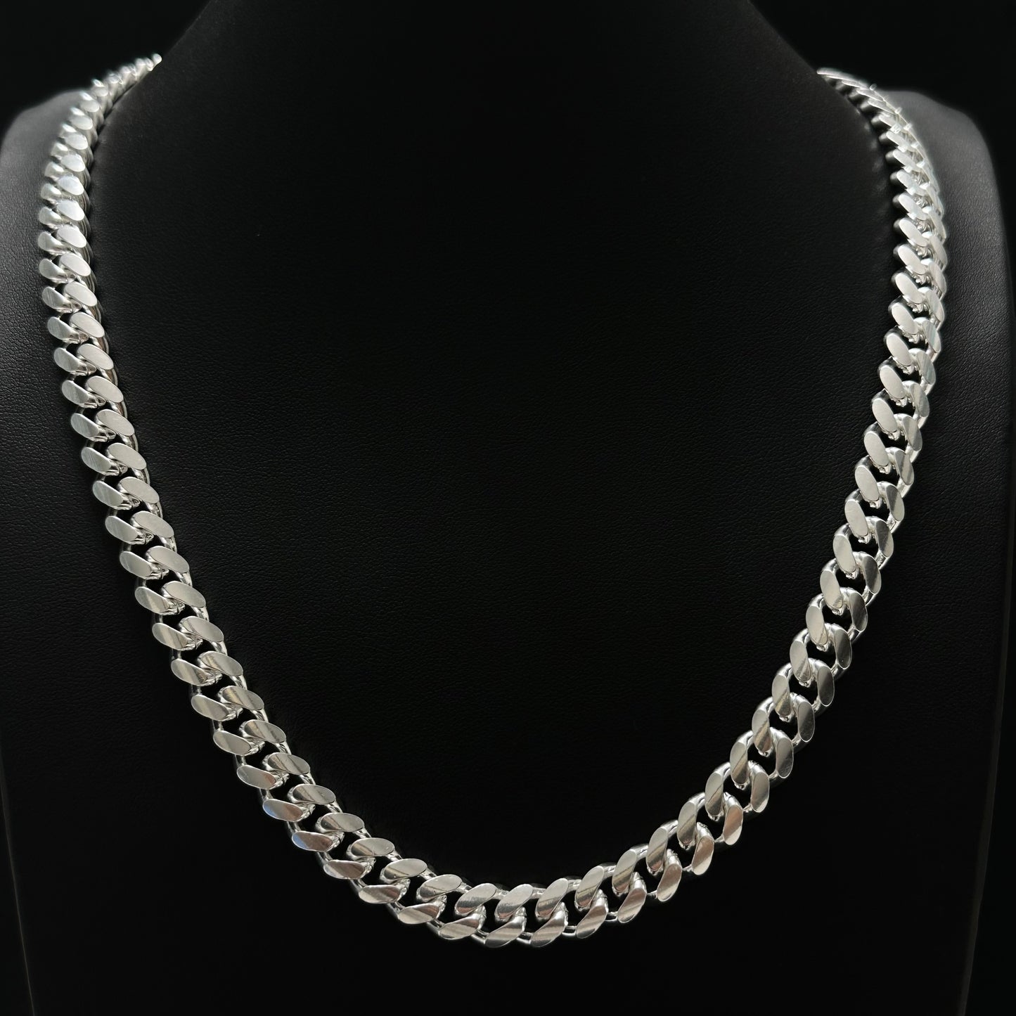 10MM Sterling Silver Miami Cuban Link Chain