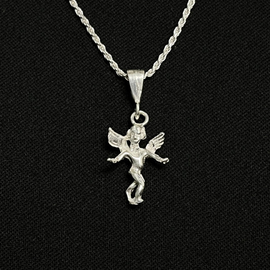 Sterling Silver Angel Necklace