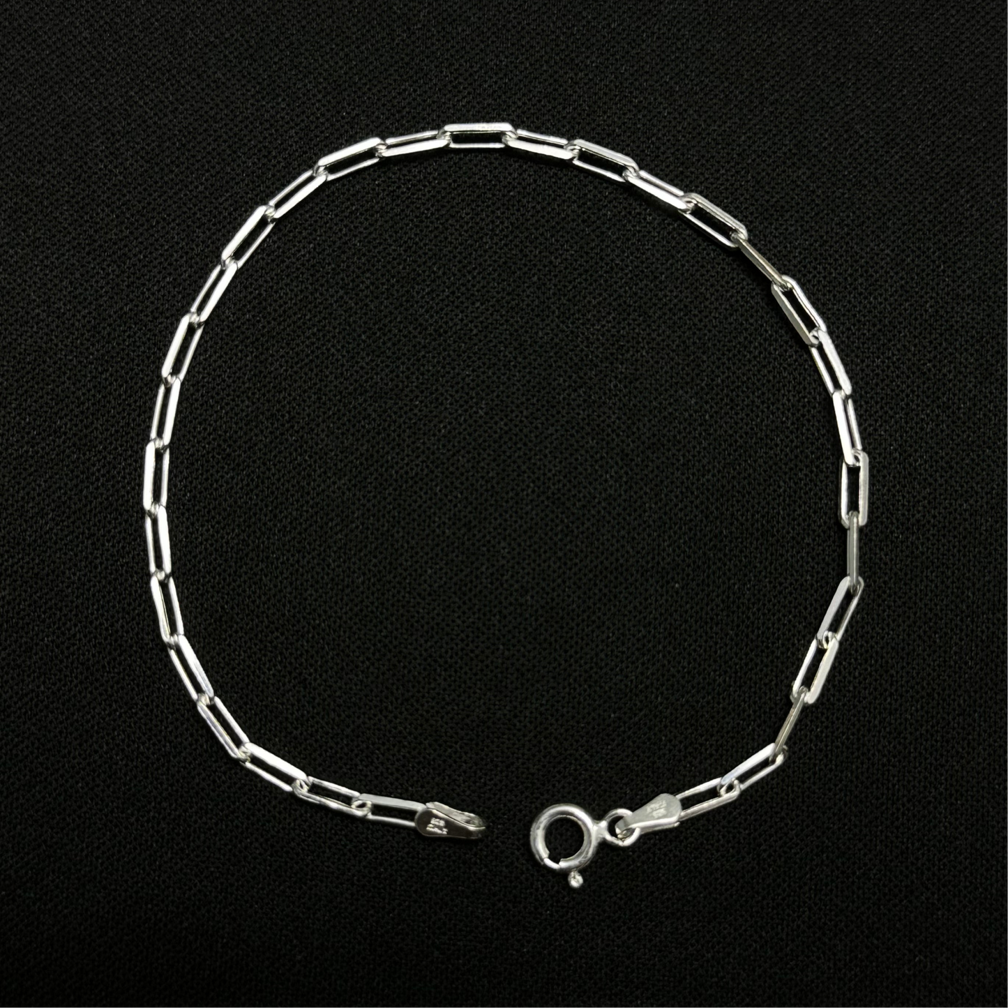 Sterling Silver Paperclip Bracelet