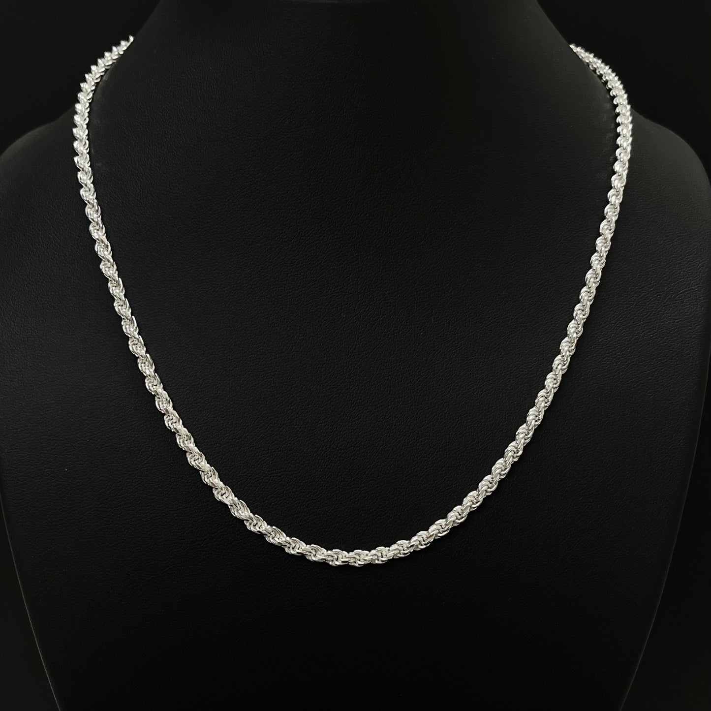 3MM Sterling Silver Rope Chain