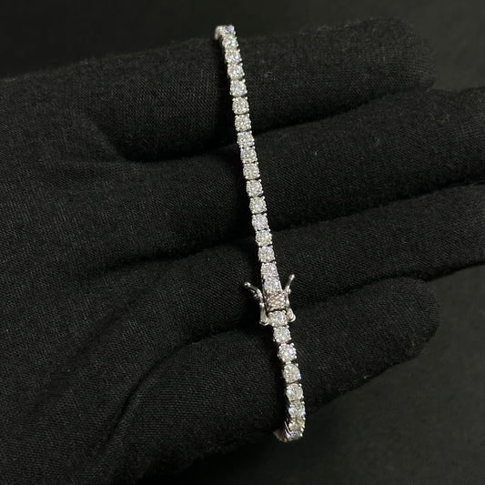 3MM Moissanite Tennis Bracelet