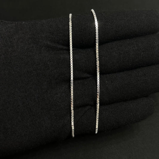 1.5MM Sterling Silver Box Chain