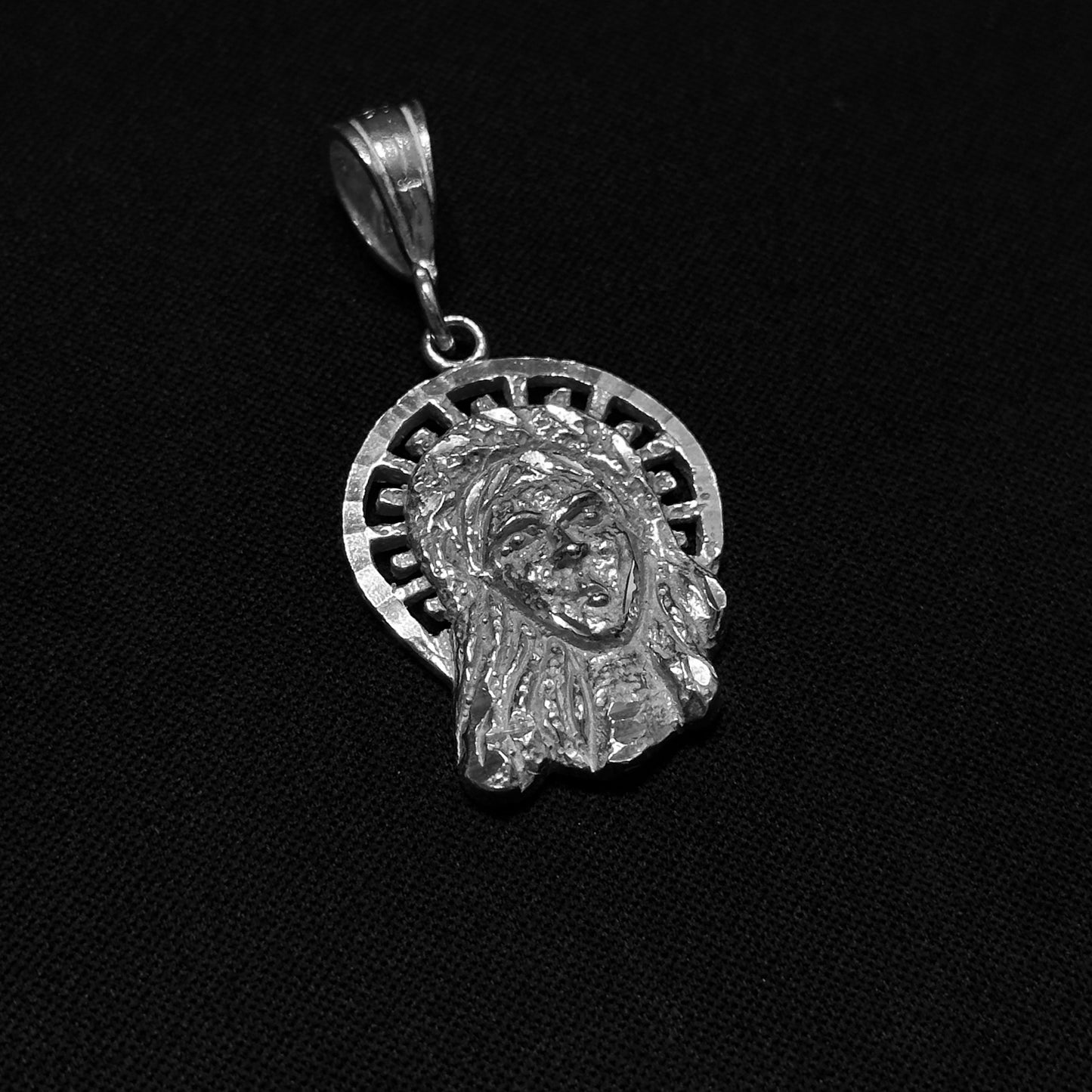 Sterling Silver Jesus Pendant