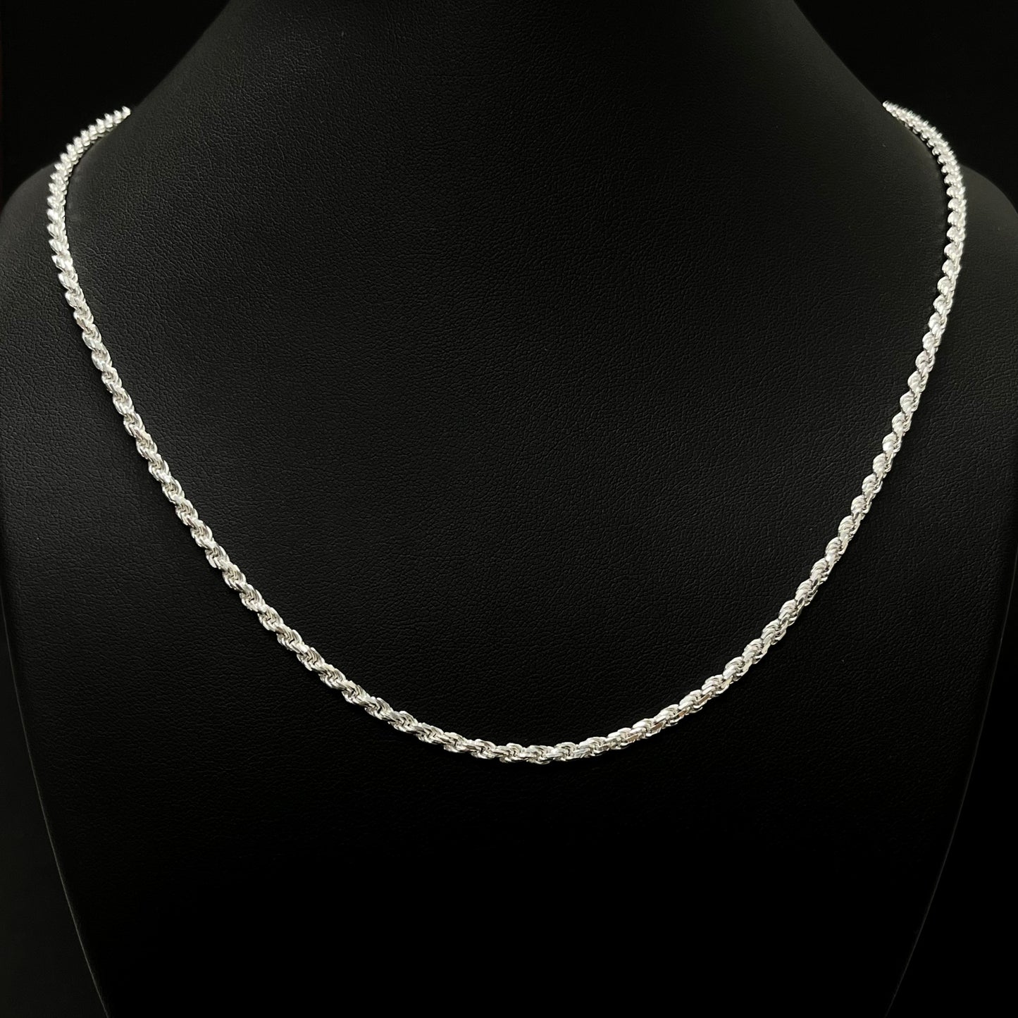 2.5MM Sterling Silver Rope Chain