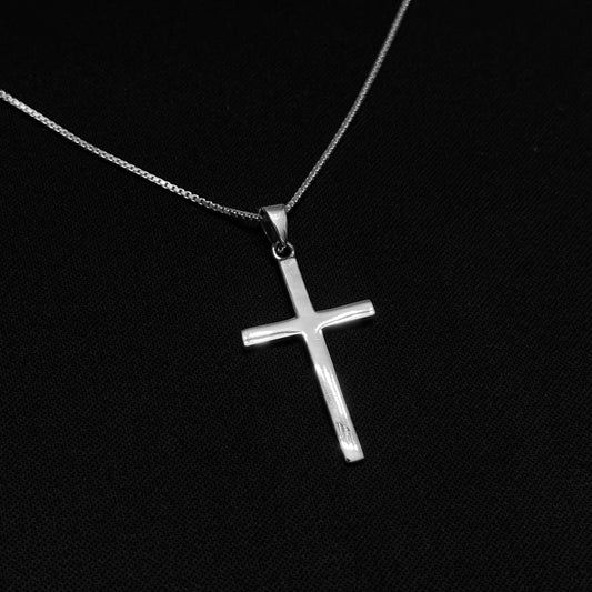 Sterling Silver Basic Cross Necklace