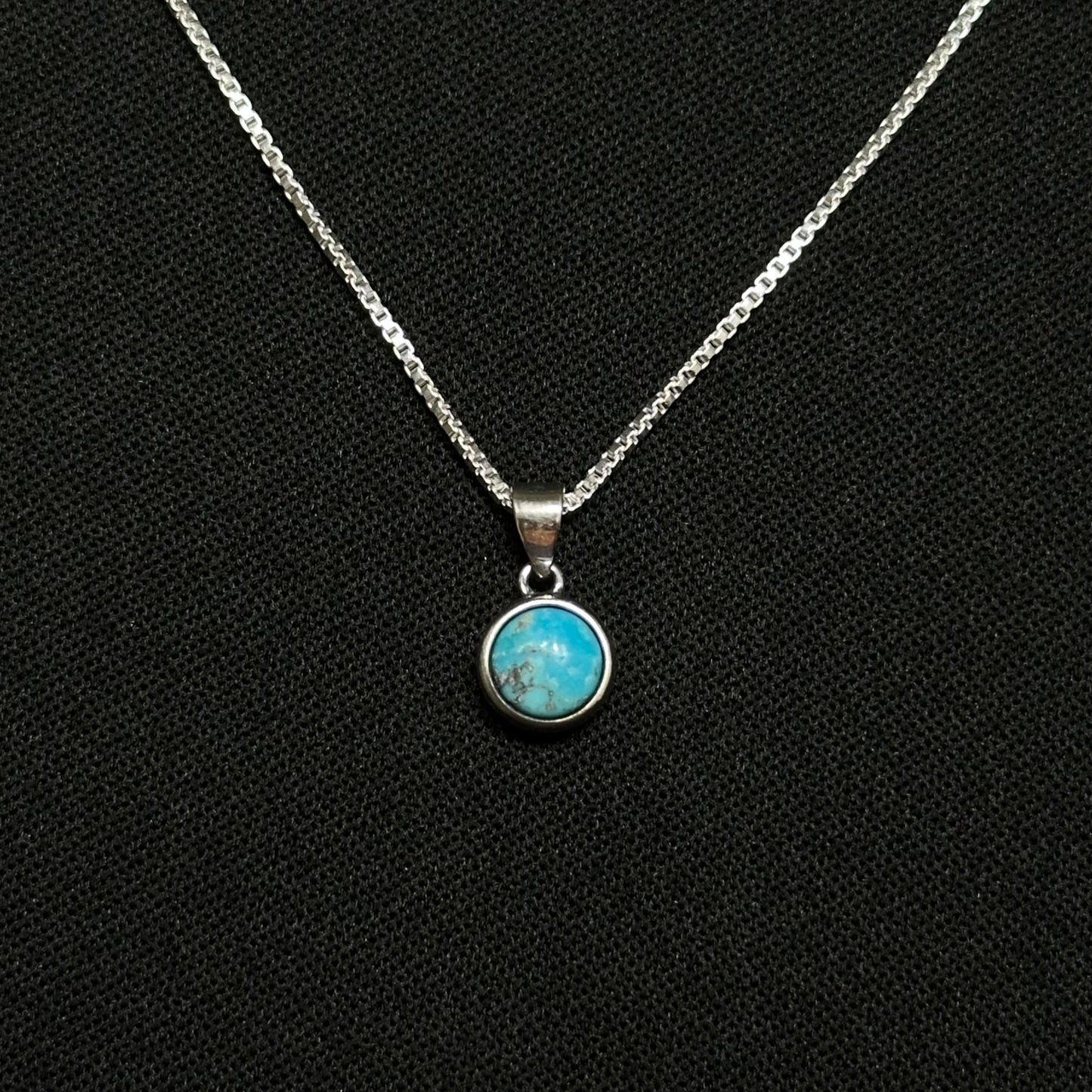 Sterling Silver Turquoise Necklace