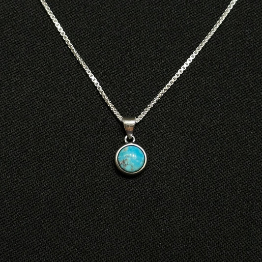 Sterling Silver Turquoise Necklace