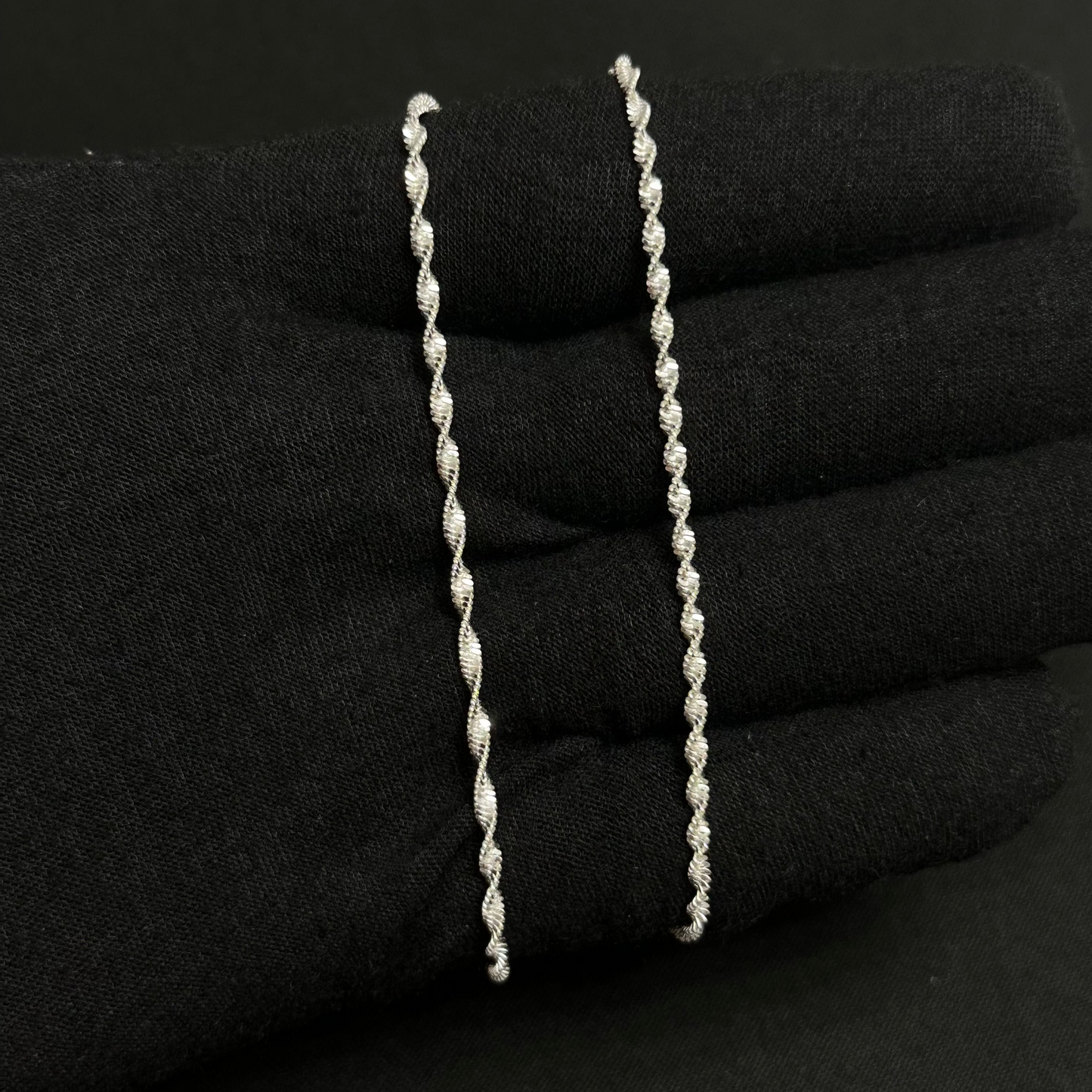 2MM Sterling Silver Twist Chain