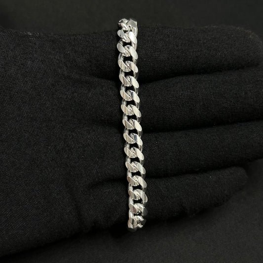 8MM Sterling Silver Miami Cuban Link Bracelet
