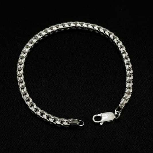 4.5MM Sterling Silver Franco Bracelet