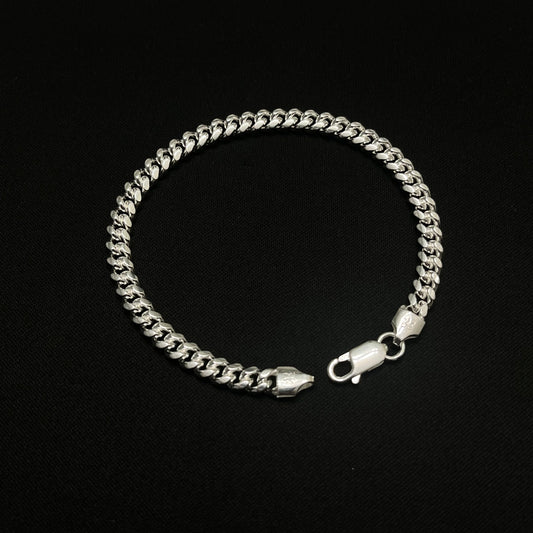 5.5MM Sterling Silver Miami Cuban Link Bracelet