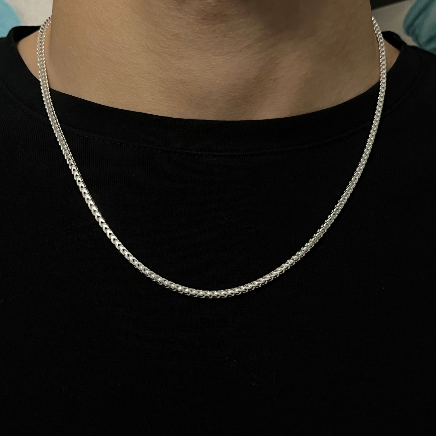 2.5MM Sterling Silver Franco Chain