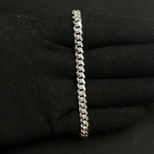6MM Sterling Silver Miami Cuban Link Bracelet