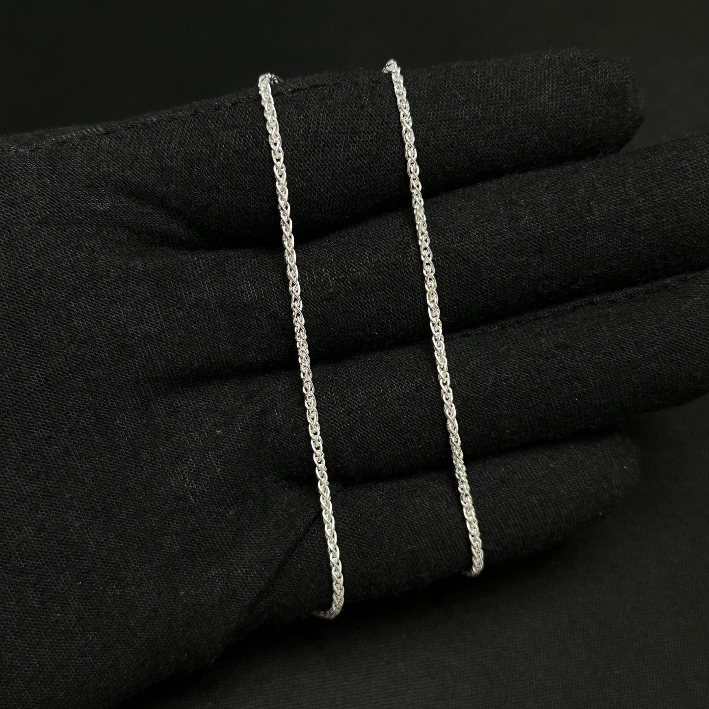 2MM Sterling Silver Wheat Chain