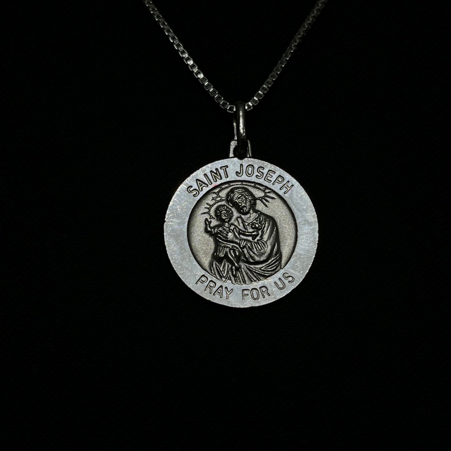 Sterling Silver St. Joseph Necklace