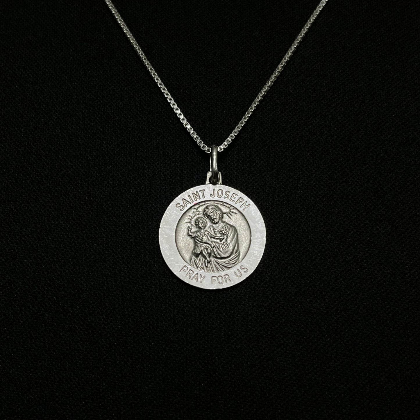 Sterling Silver St. Joseph Necklace