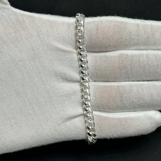 6MM Sterling Silver Miami Cuban Link Bracelet