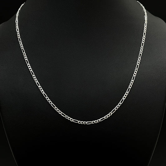 2MM Sterling Silver Classic Figaro Chain