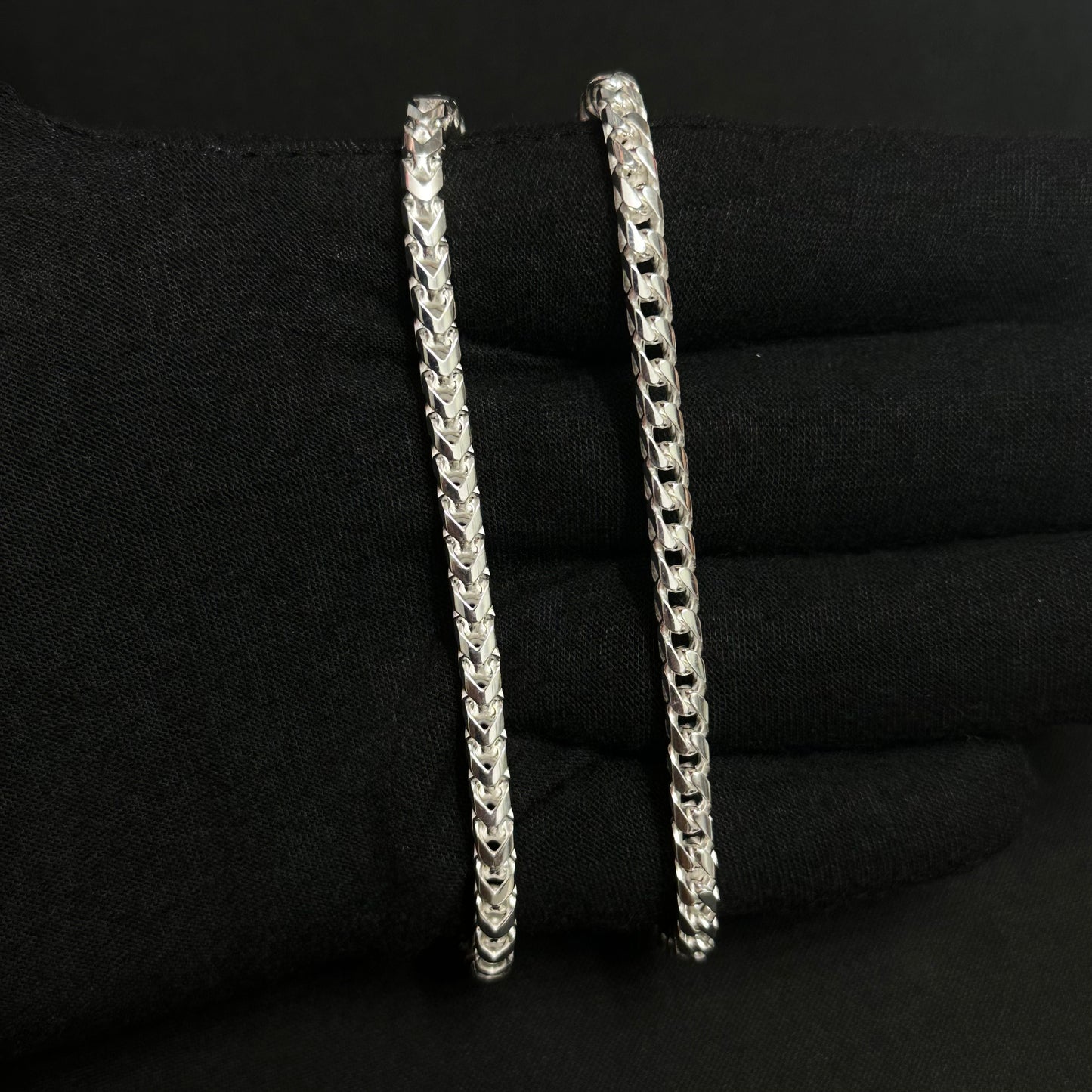 4.5MM Sterling Silver Franco Chain