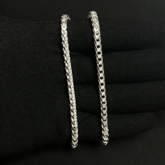 4.5MM Sterling Silver Franco Chain