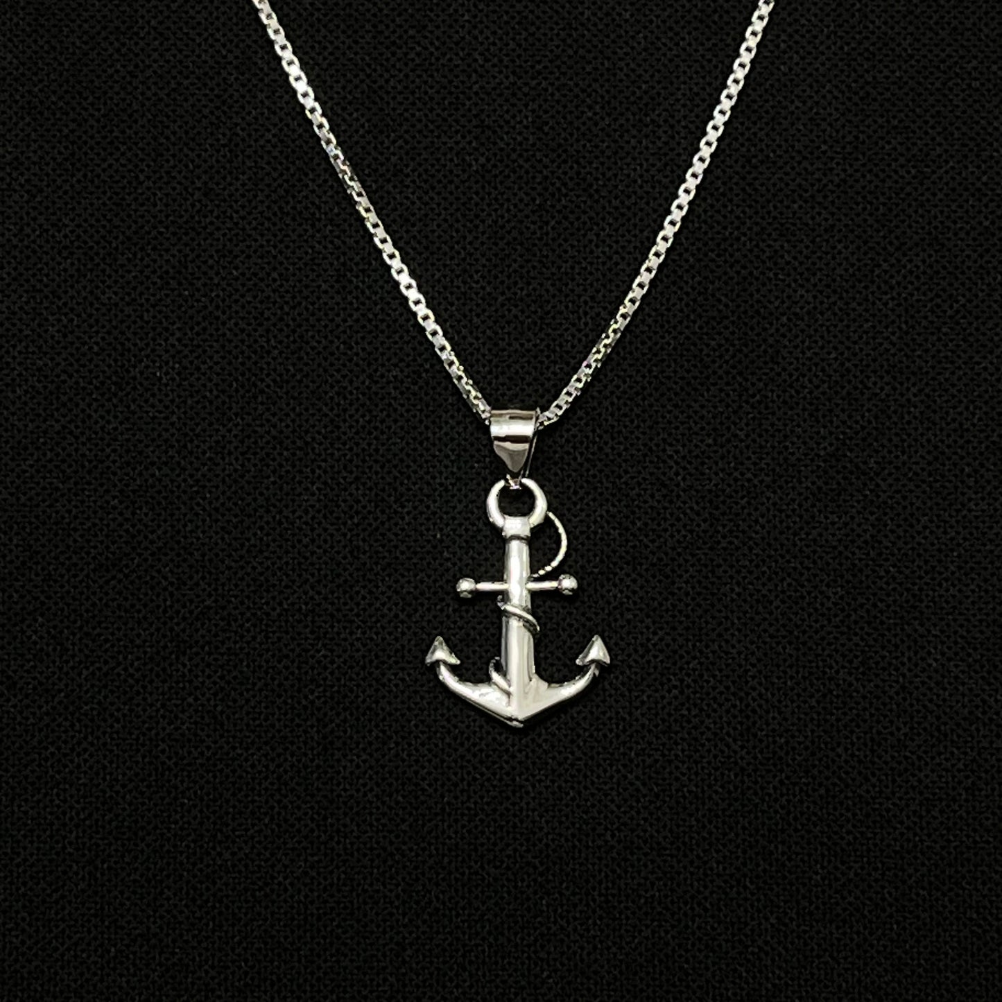 Sterling Silver Anchor Necklace