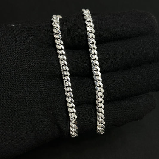 5.5MM Sterling Silver Miami Cuban Link Chain