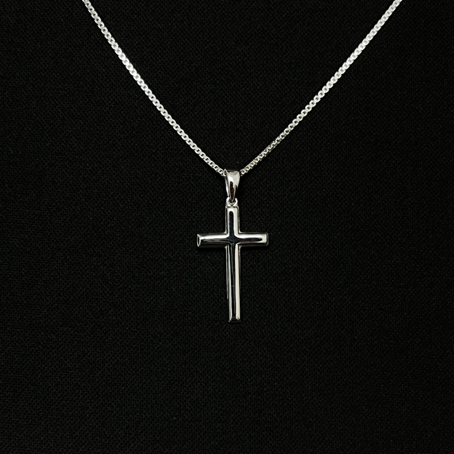 Sterling Silver Basic Cross Necklace
