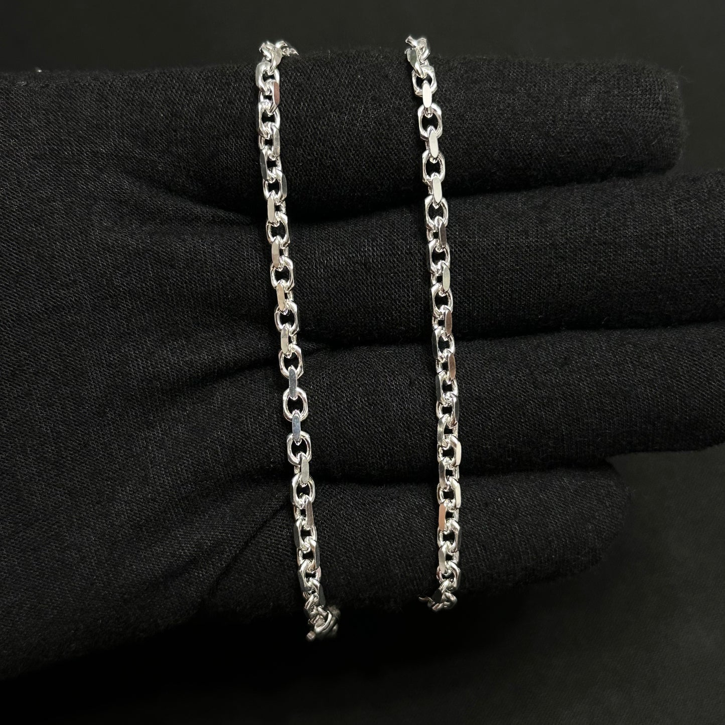 3.5MM Sterling Silver Anchor Chain