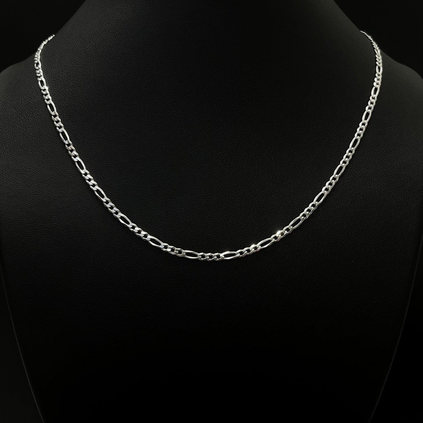 3MM Sterling Silver Classic Figaro Chain