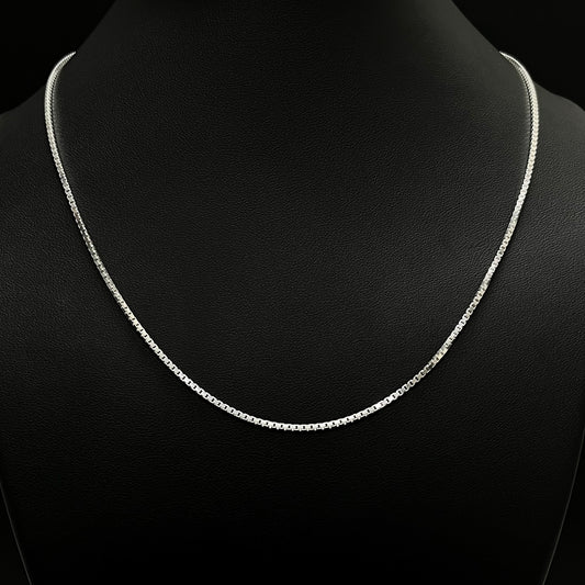 1.5MM Sterling Silver Box Chain