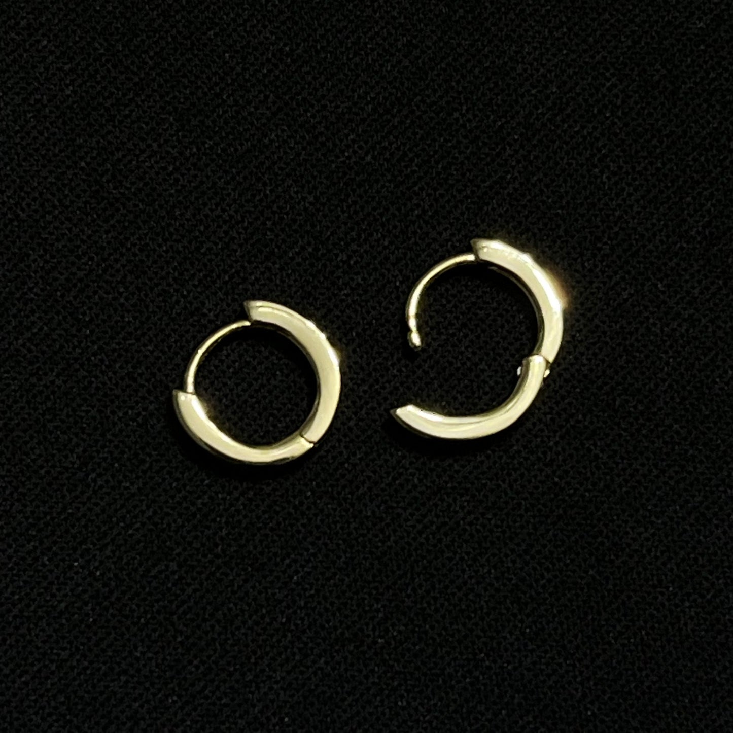 Sterling Silver Gold Mini Hoop Earrings