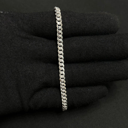 5MM Sterling Silver Miami Cuban Link Bracelet