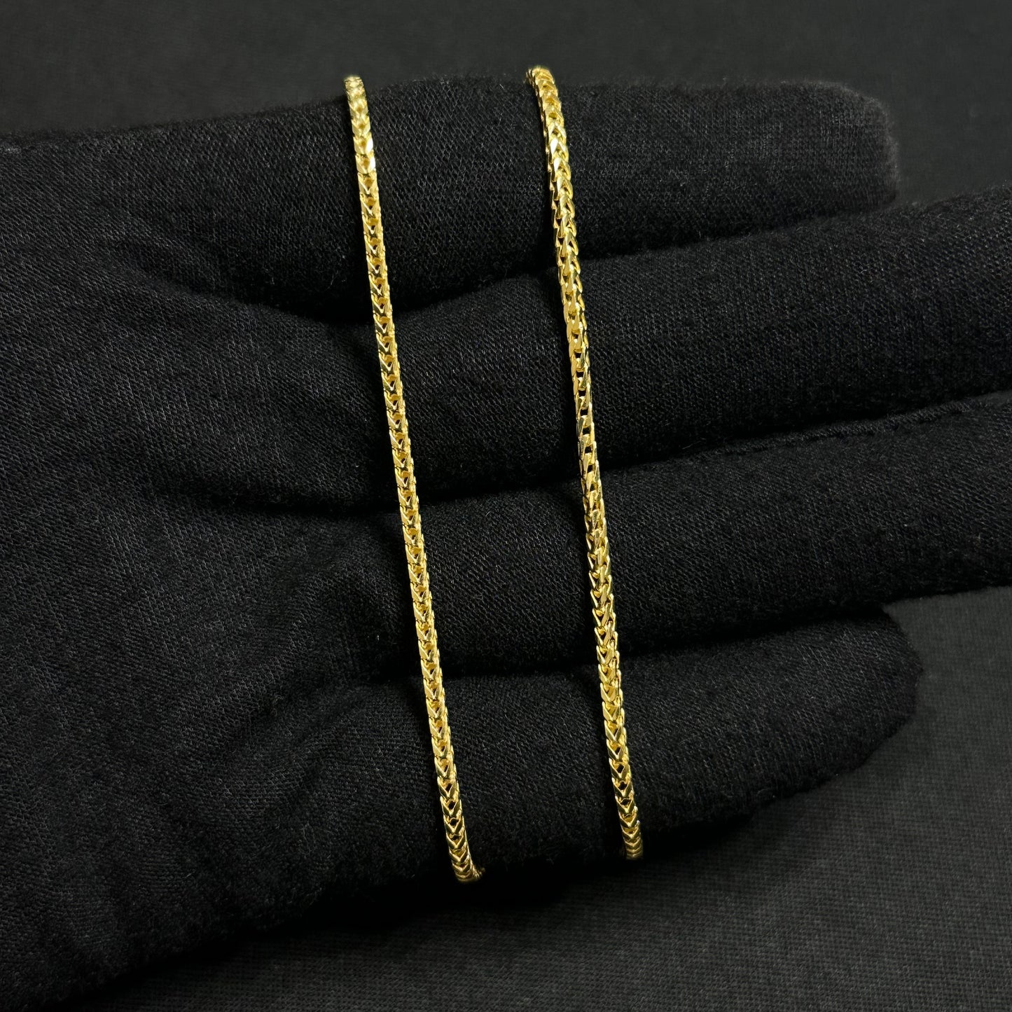 2MM Sterling Silver Vermeil Franco Chain