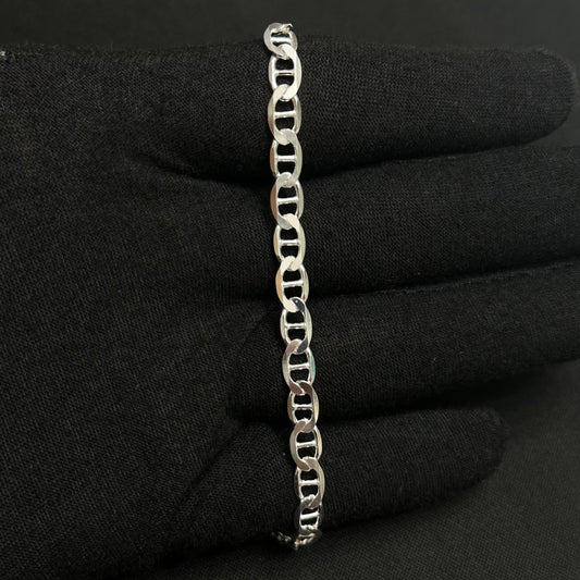 5MM Sterling Silver Mariner Bracelet