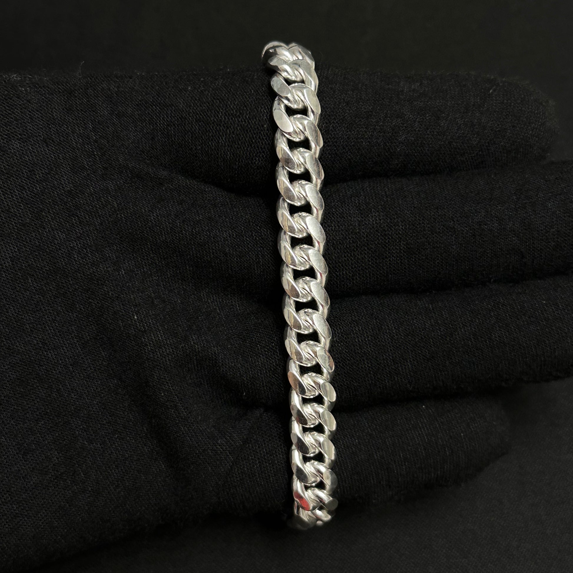 9MM Sterling Silver Miami Cuban Link Bracelet Box Lock – Imbued