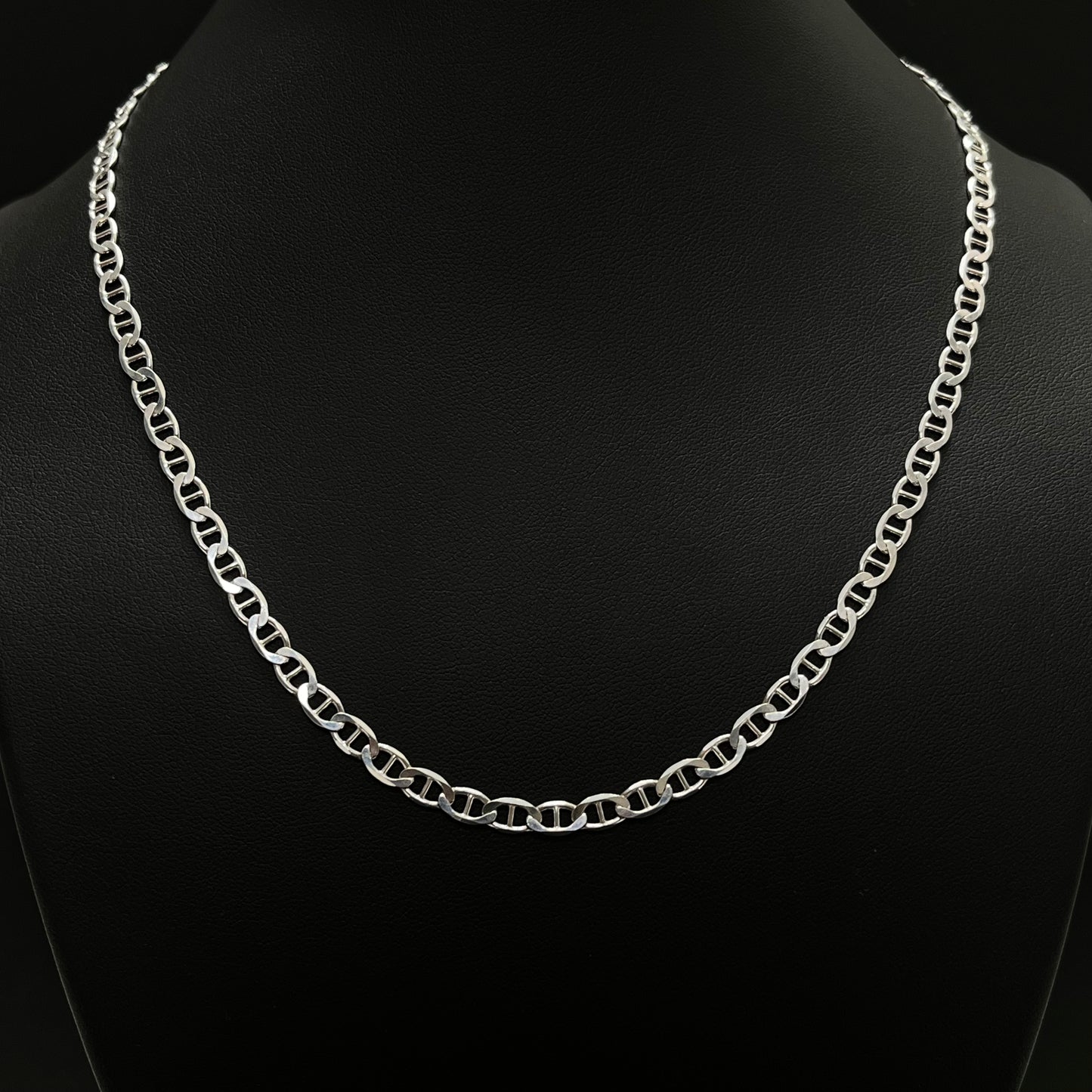 4MM Sterling Silver Mariner Chain