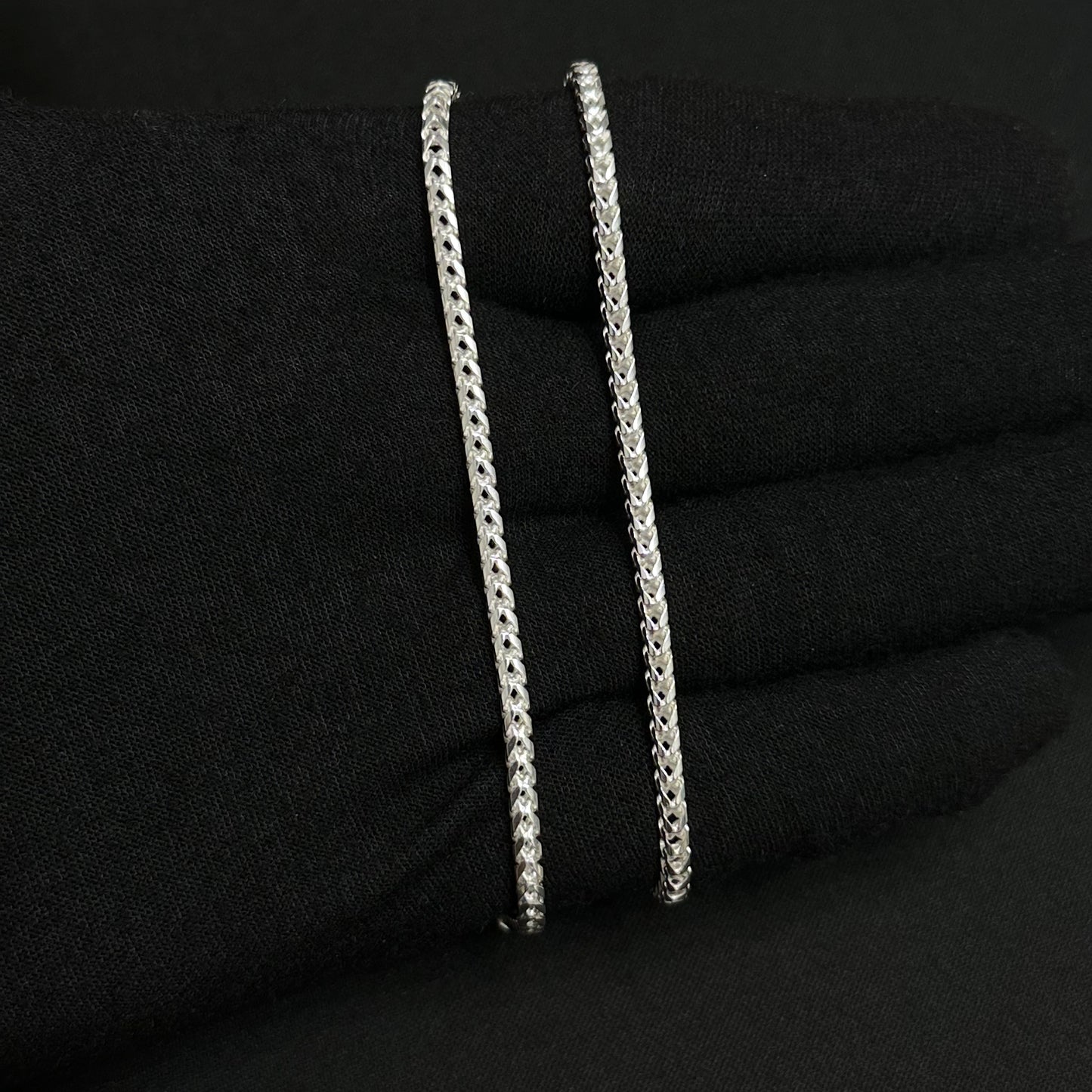 2.5MM Sterling Silver Franco Chain