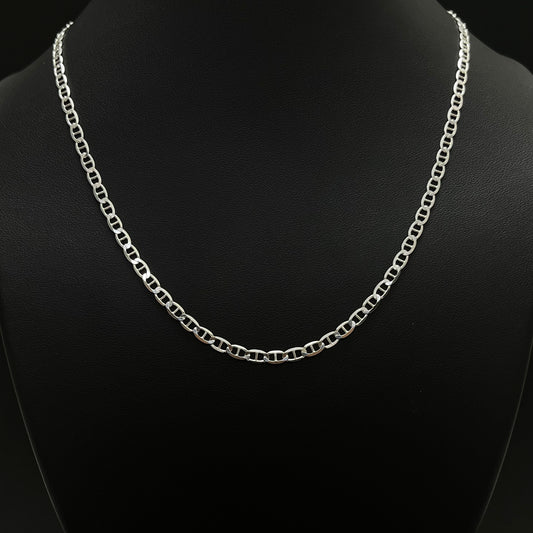 3MM Sterling Silver Mariner Chain