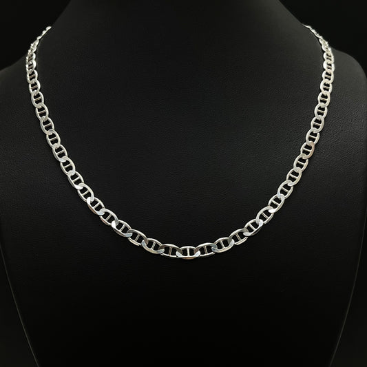 5MM Sterling Silver Mariner Chain