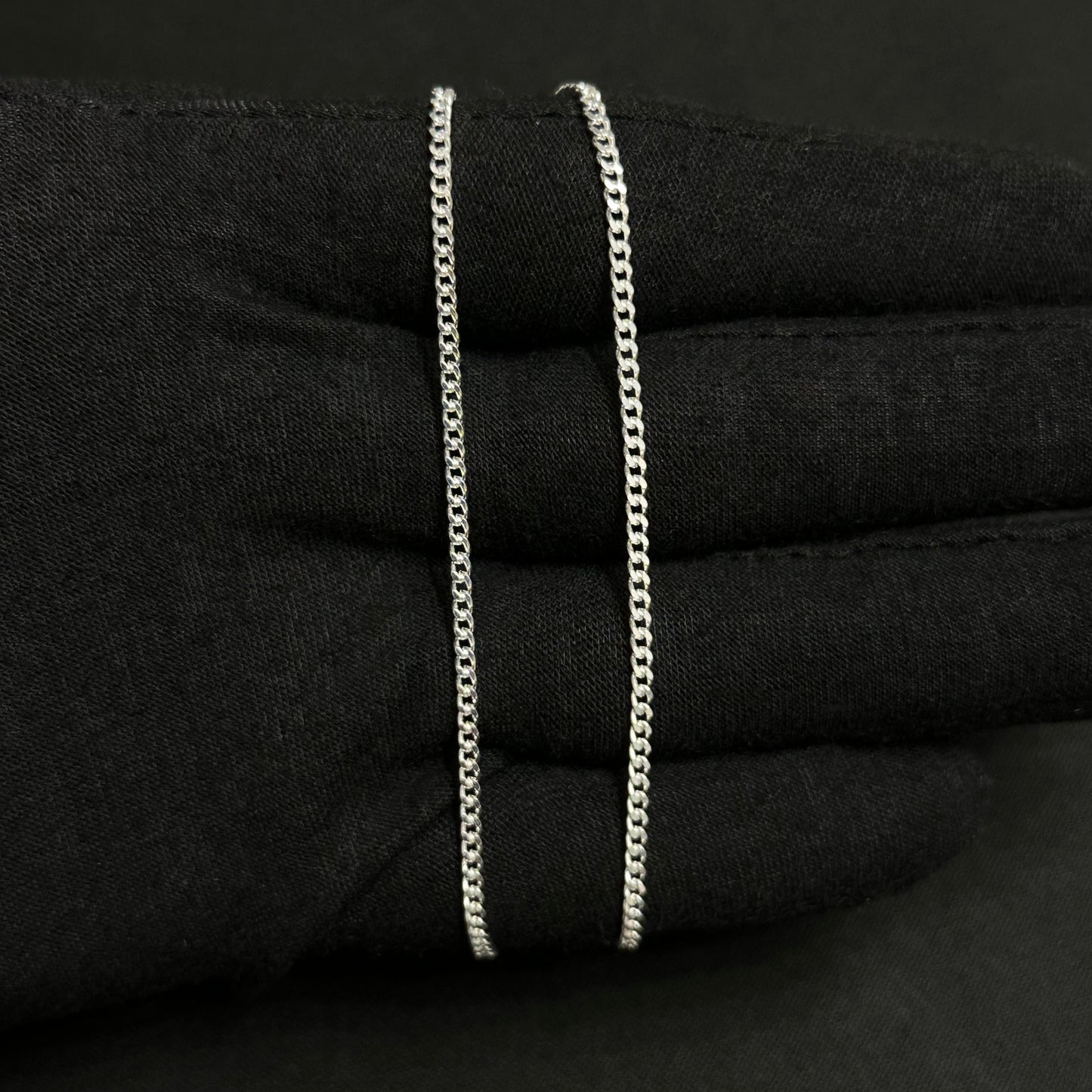 2MM Sterling Silver Baby Curb Chain
