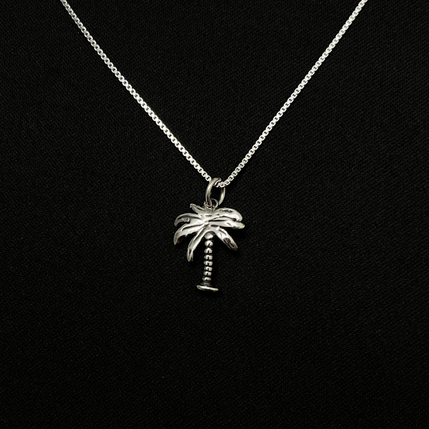 Sterling Silver Palm Tree Necklace