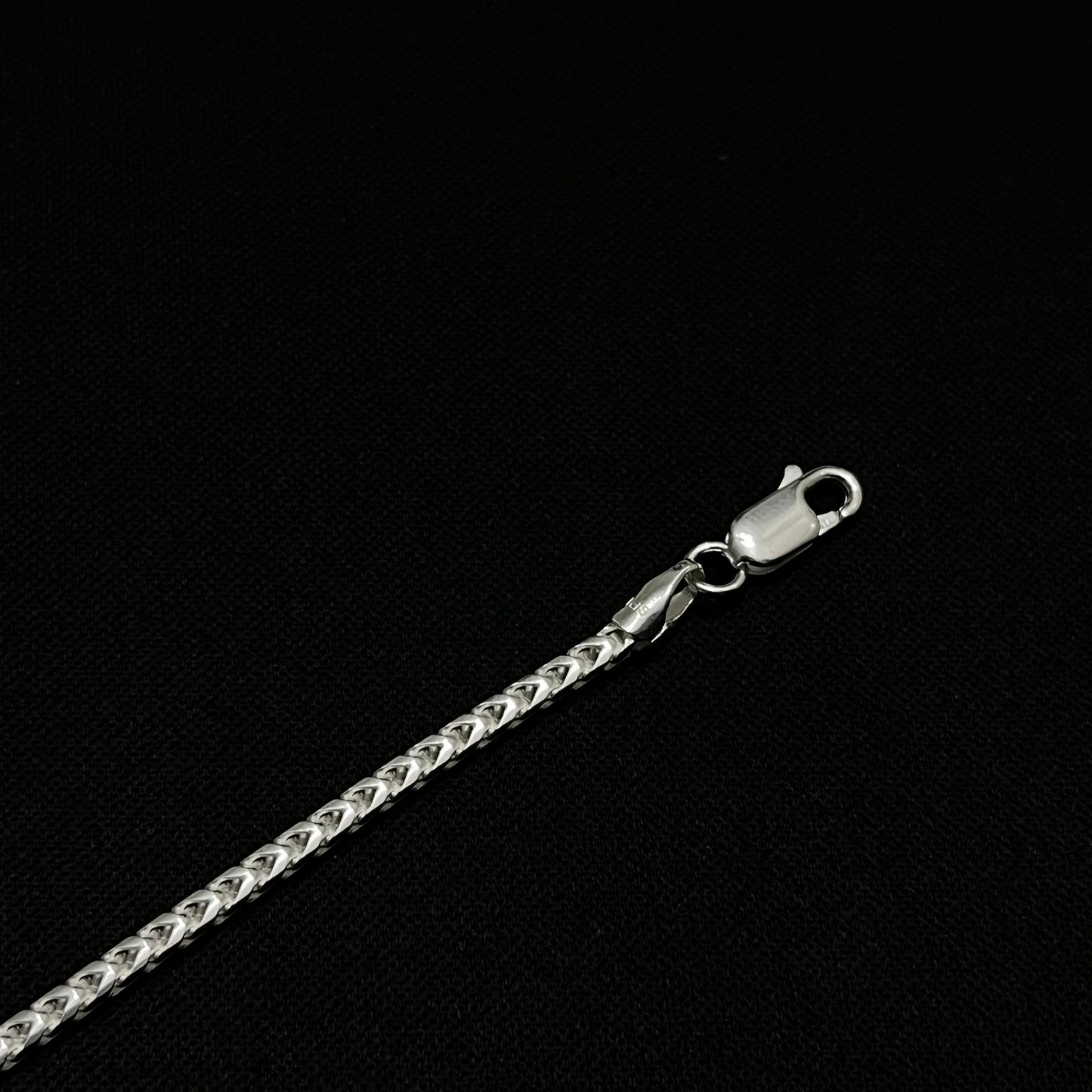 2.5MM Sterling Silver Franco Chain