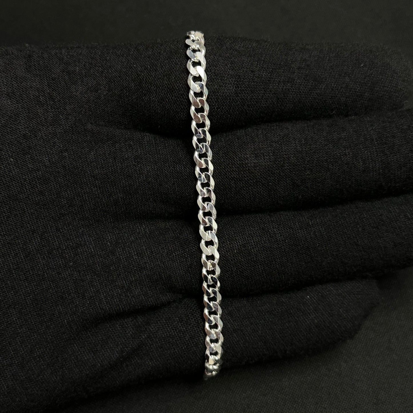 5MM Sterling Silver Curb Bracelet