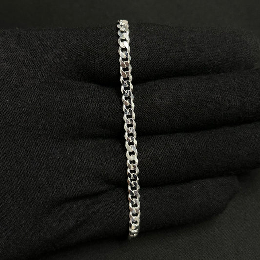 5MM Sterling Silver Curb Bracelet