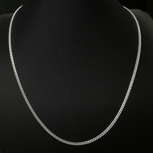 3MM Sterling Silver Miami Cuban Link Chain