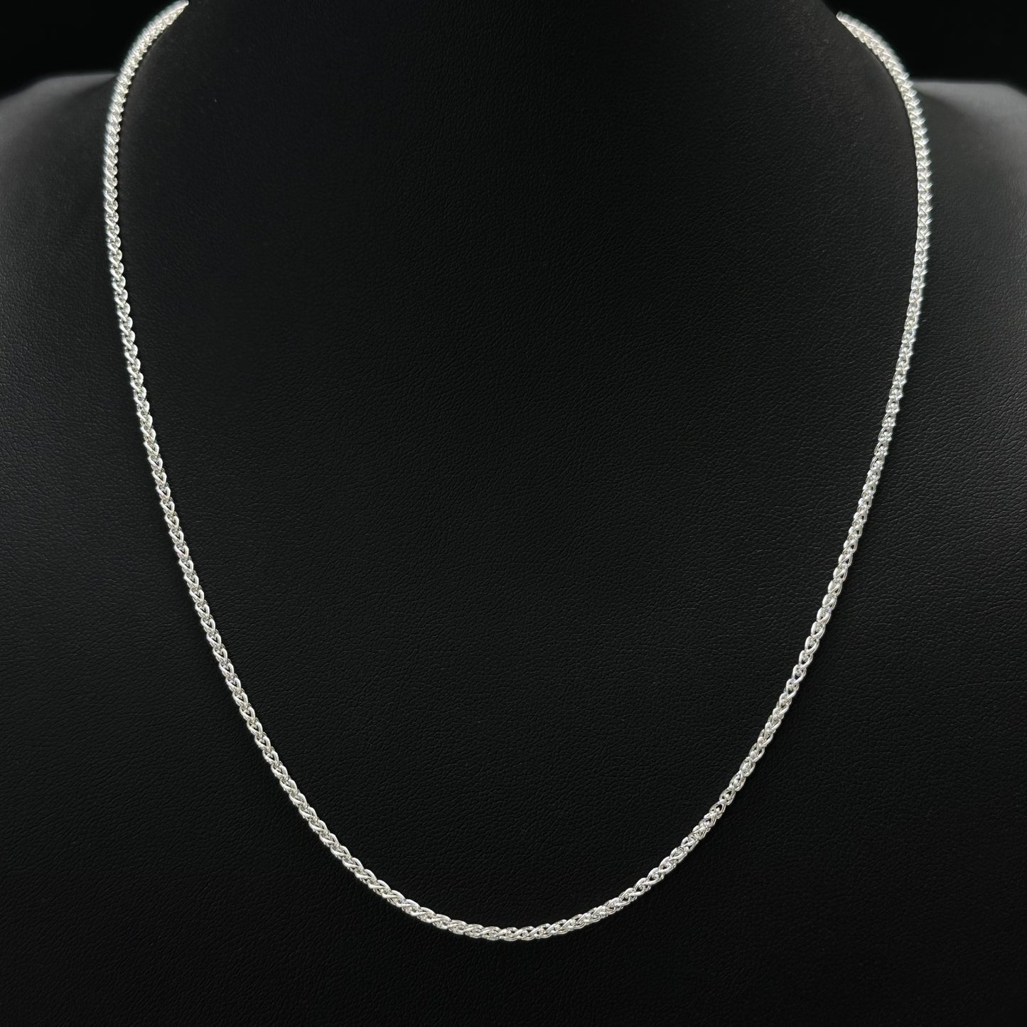 2MM Sterling Silver Wheat Chain