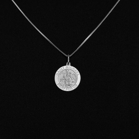 Sterling Silver St. Michael Necklace