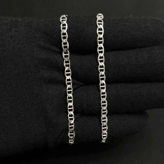 4MM Sterling Silver Mariner Chain