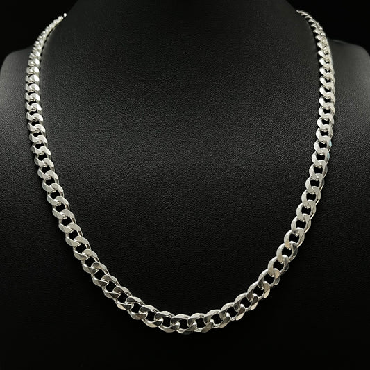 7.5MM Sterling Silver Curb Chain