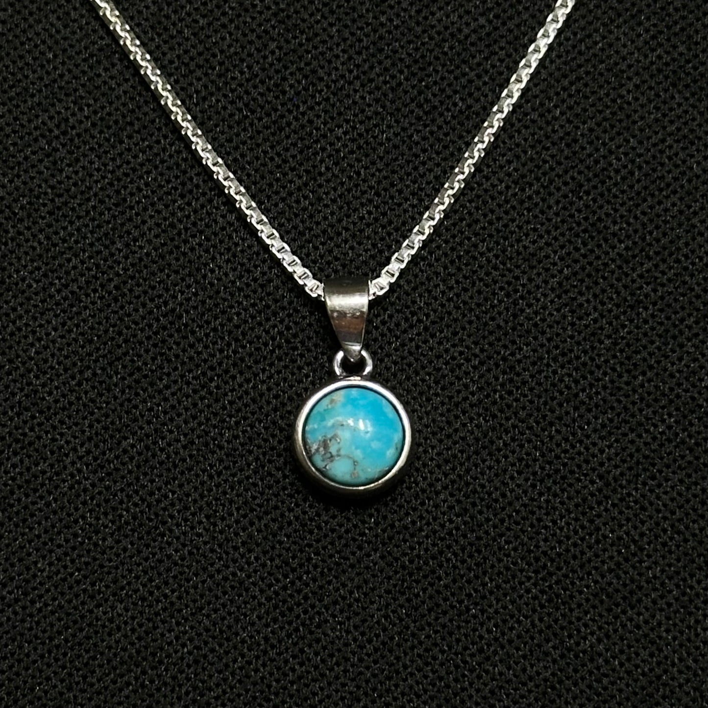 Sterling Silver Turquoise Necklace